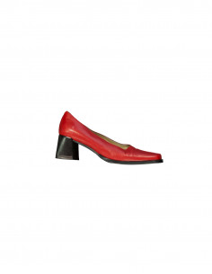 Via Veneto women's real leather heels