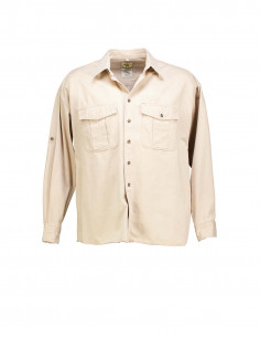 Camel men's denim top